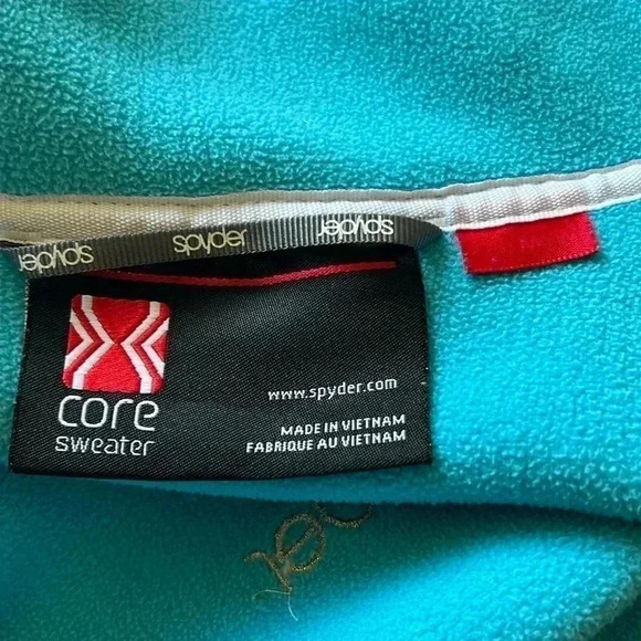 Spyder Women’s Core Sweater Full Zip Riviera Medium - Picture 16 of 16